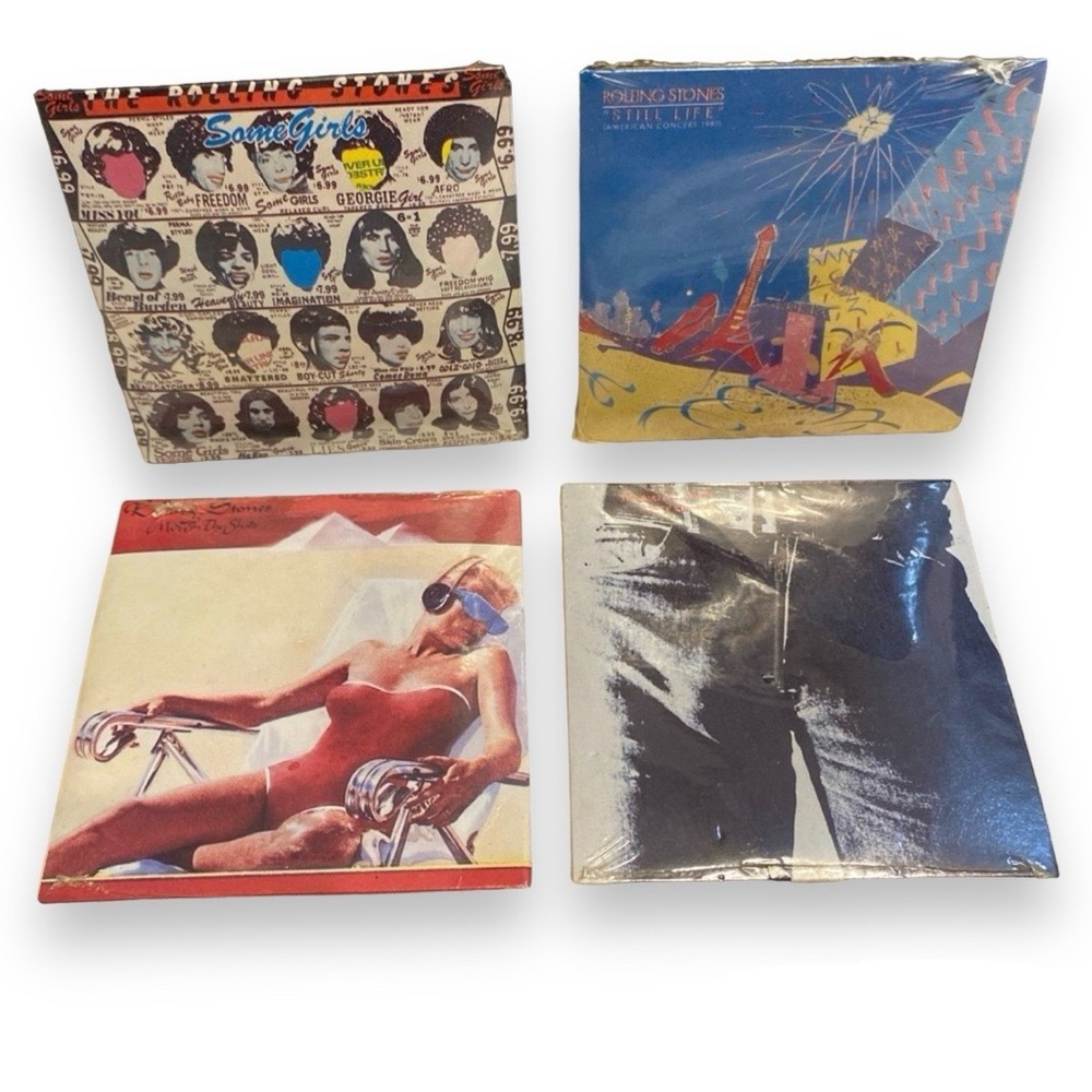 Bundle Vintage 1983 The Rolling Stones Bubble Gum Mini Albums Music Collection